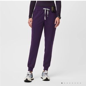 Figs Uman Relaxed Jogger in Purple Jam